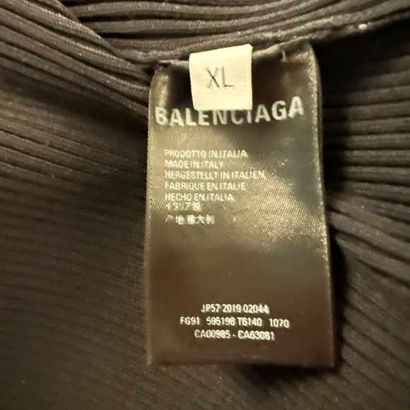 Balenciaga Printed Ribbed Mini Dress - Picture 3 of 5